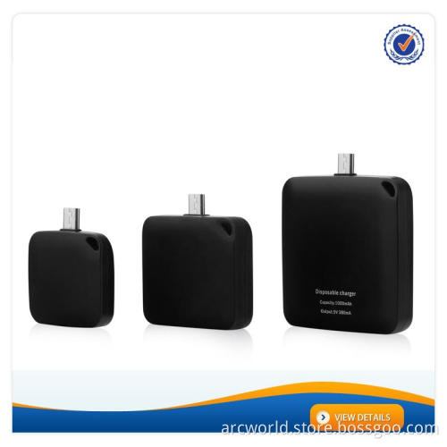 AWC915C 1000mah One Time Use Emergency charger manufacturer fashionable and portable disposable power bank
